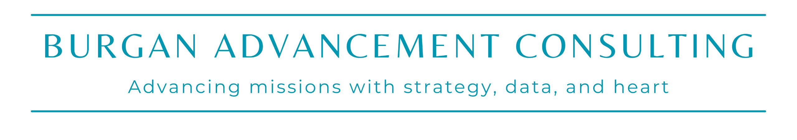 Burgan Advancement Consulting header logo