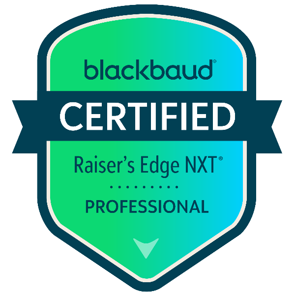 Blackbaud Raiser's Edge NXT® Fundamentals Certification Blackbaud Raiser's Edge NXT® Fundamentals Certification Badge